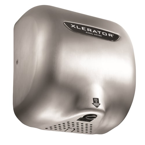 XLERATOR® Automatic Hand Dryer, Surface Mounted, Brushed Stainless Steel Cover